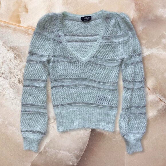 Bebe Y2K Style Knit Sweater (Runs Small) - Picture 1 of 8